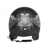 CASQUE JET NEXX X60 EAGLE RIDER BLK/SILVER MT