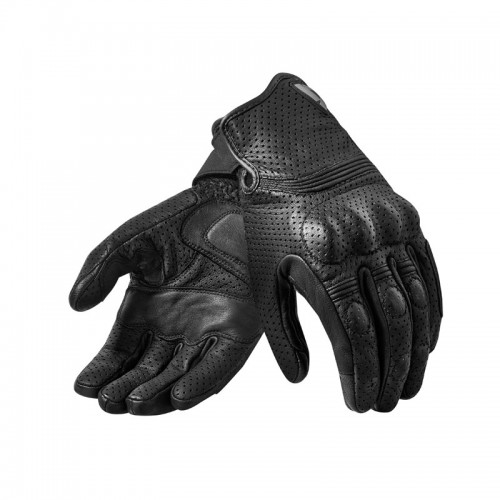 GANTS MOTO FEMME HIVER CUIR LOUISE 2-RACER Femme Noir