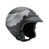 CASQUE JET NEXX X60 EAGLE RIDER BLK/SILVER MT