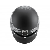 CASQUE JET NEXX X60 EAGLE RIDER BLK/SILVER MT