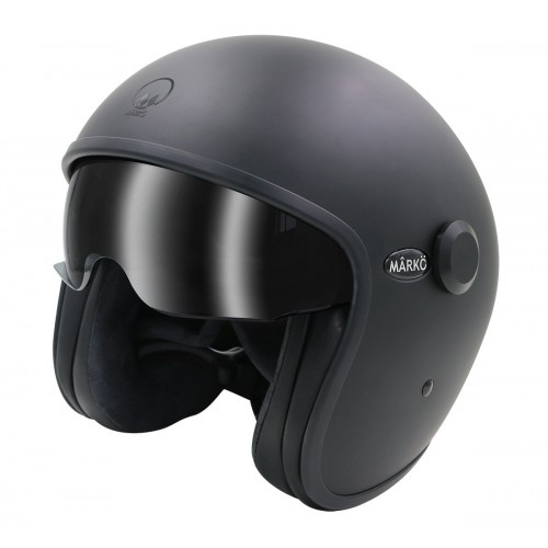 Casque Jet MÂRKÖ Boreal Noir mat