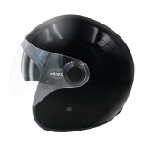 Casque Jet MÂRKÖ Boreal Noir Brillant