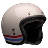 Casque moto Jet Homme BELL Custom 500 stripes pearl