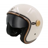 Casque Jet MÂRKÖ Boreal Crème à bandes