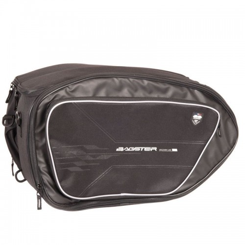 Saddle bag VECTOR NOIR/ACIER - BAGSTER