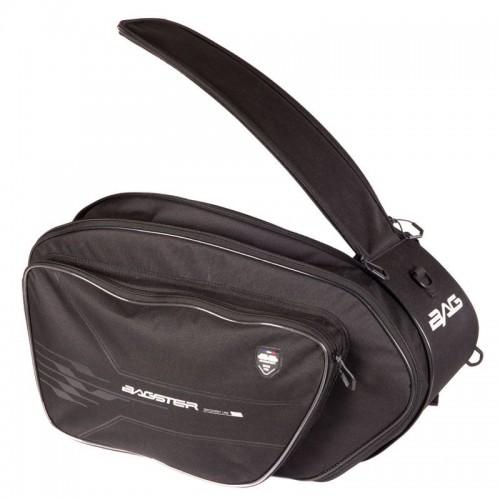 Saddle bag VECTOR NOIR/ACIER - BAGSTER