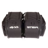 Saddle bag VECTOR NOIR/ACIER - BAGSTER