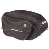 Saddle bag VECTOR NOIR/ACIER - BAGSTER