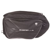 Saddle bag VECTOR NOIR/ACIER - BAGSTER