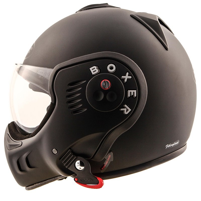 CASQUE RO5 BOXER V8 FULL BLACK - ROOF