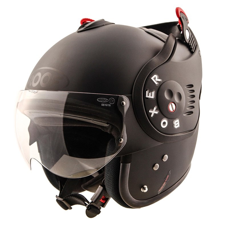 CASQUE RO5 BOXER V8 FULL BLACK - ROOF