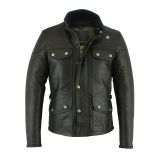 BLOUSON LE MONTE CARLO CUIR (Noir) - ORIGINAL DRIVER