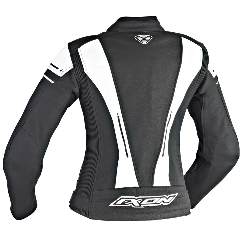 BLOUSON MOTO RACING CUIR IXON ALCYONE