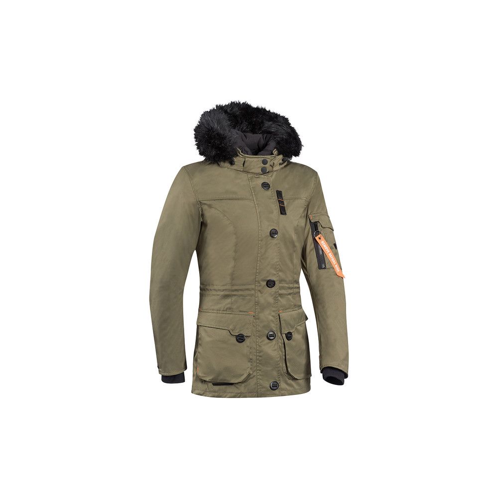 VESTE TEXTILE FEMME ONTARIO LADY IXON Speed Wear Veste Ixon Ontario Lady kaki, manteau moto, femme