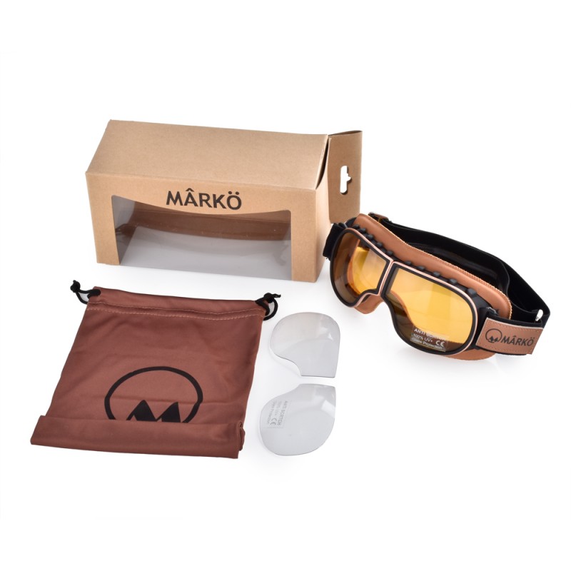 MASQUE B3 GOGGLE REPLICA - MÂRKÖ (Marron)