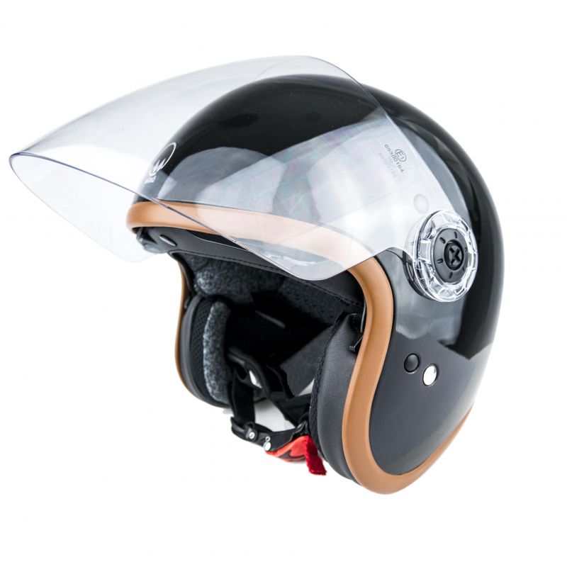 CASQUE JET HERA 2 - MÂRKÖ (Noir/Marron)