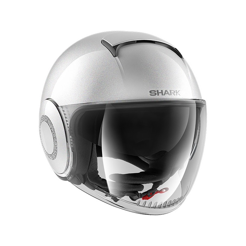 CASQUE SHARK NANO CRYSTAL BLANK-SHARK