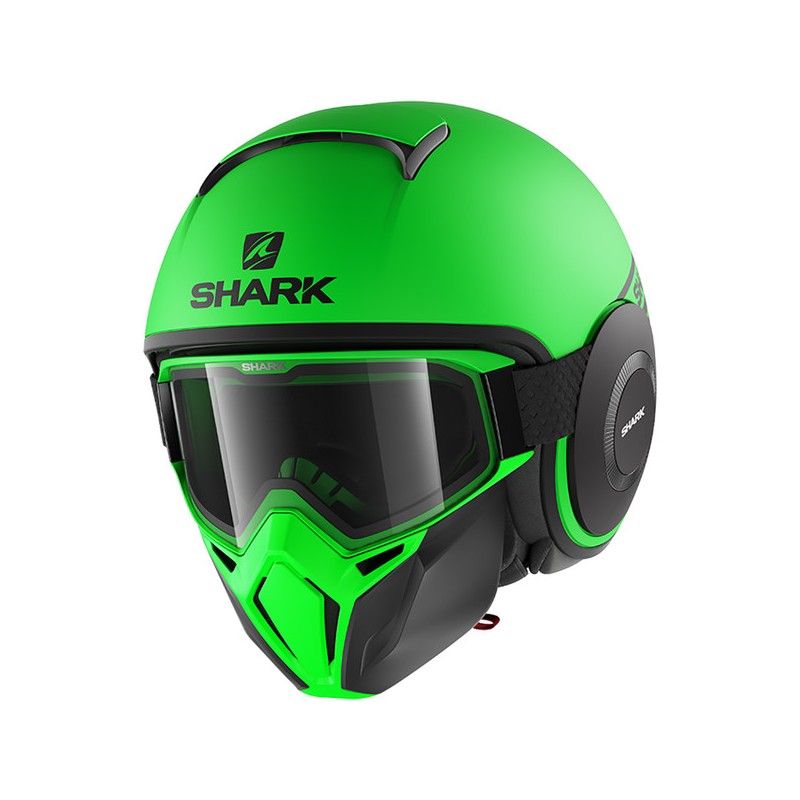 CASQUE STREET DRAK NEON SERIE MAT-SHARK