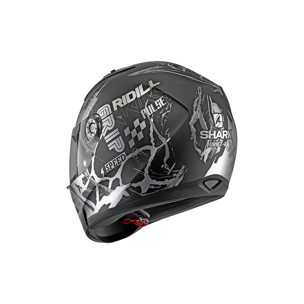 Casque Moto Shark Ridill Blank Noir Mat Intégral