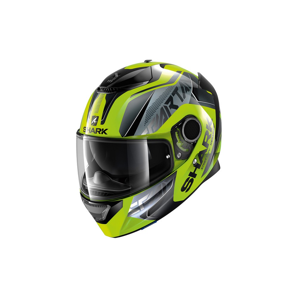 SHARK Casque moto intégral Spartan 1.2 + Cagoule - Noir mat sur