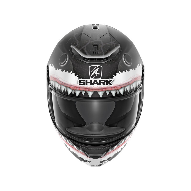 CASQUE SPARTAN 1.2 LORENZO WHT MAT-SHARK