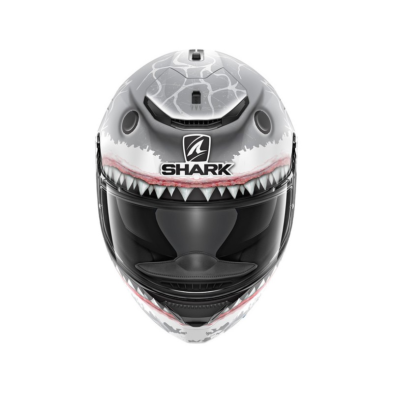 CASQUE SPARTAN 1.2 LORENZO WHT MAT-SHARK