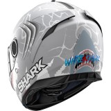 CASQUE SPARTAN 1.2 LORENZO WHT MAT-SHARK