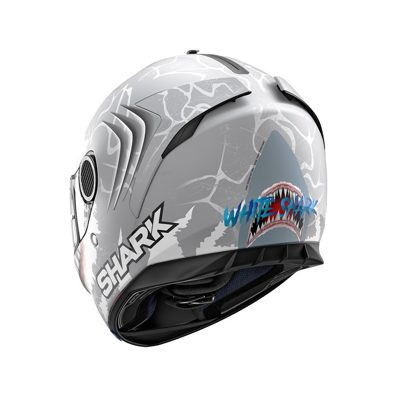 CASQUE SPARTAN 1.2 LORENZO WHT MAT-SHARK