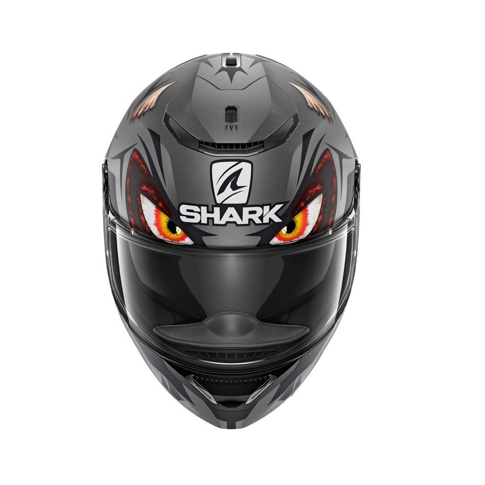 SHARK Casque moto intégral Spartan 1.2 + Cagoule - Noir mat sur