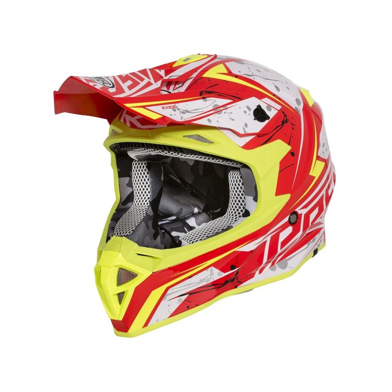 CASQUE MOTO CROSS EXIGE QX2 DECO-PREMIER