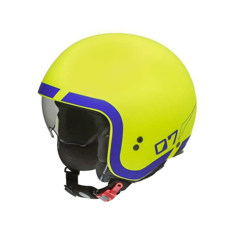 CASQUE MOTO JET ROCKER LNFLUO BM-PREMIER