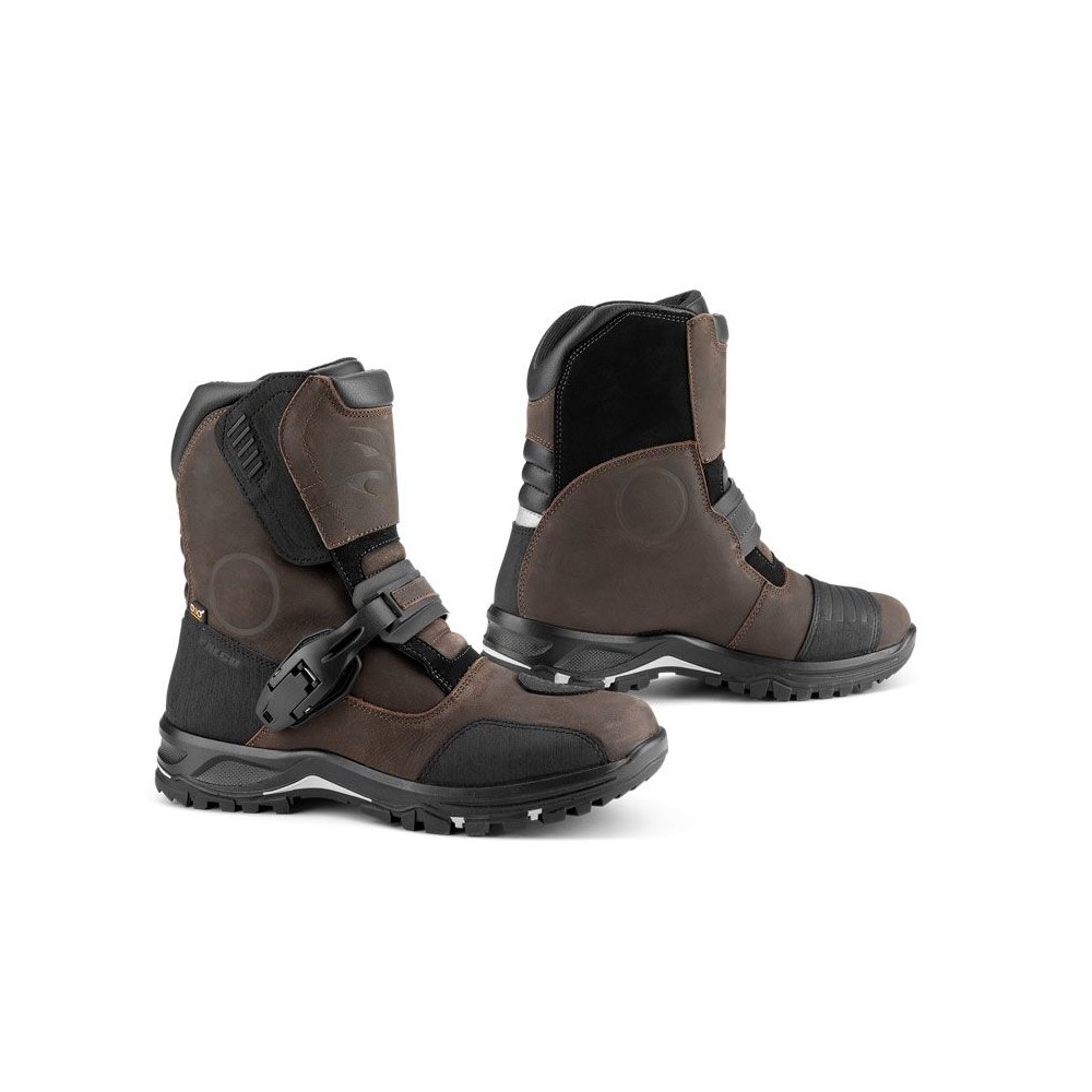 Demi-bottes Moto Marshall - FALCO Marron