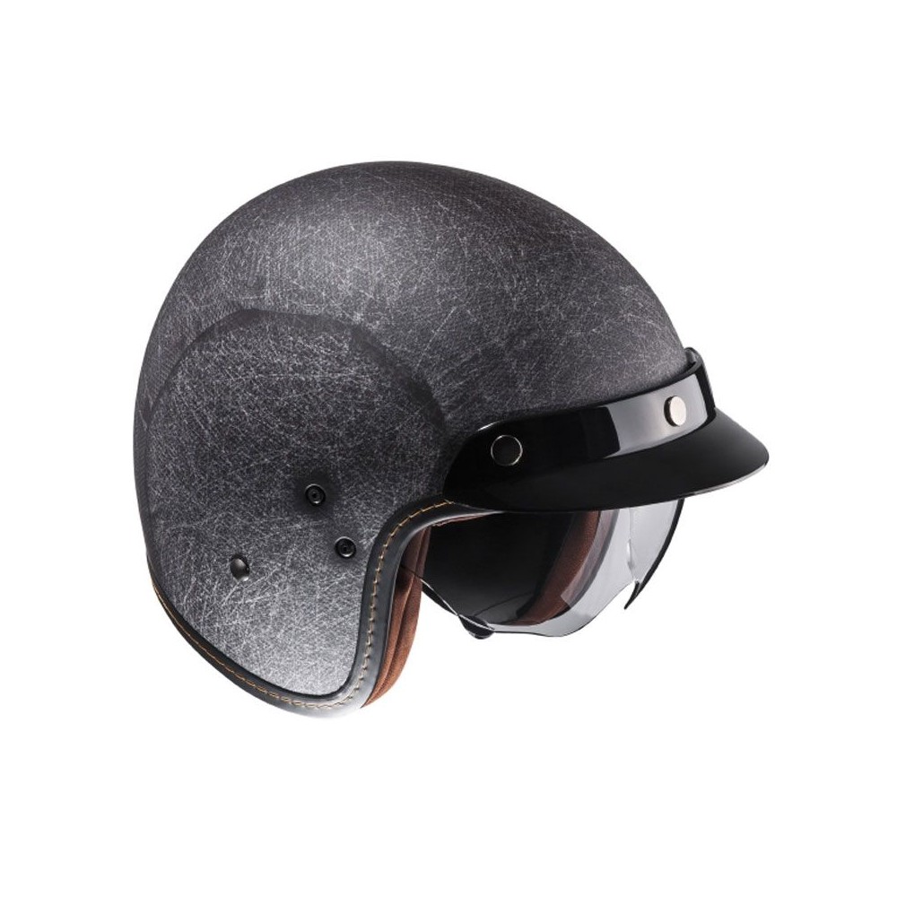 CASQUE HJC FG70s Vintage Noir Mat/FLAT BLACK [SEMI] XL