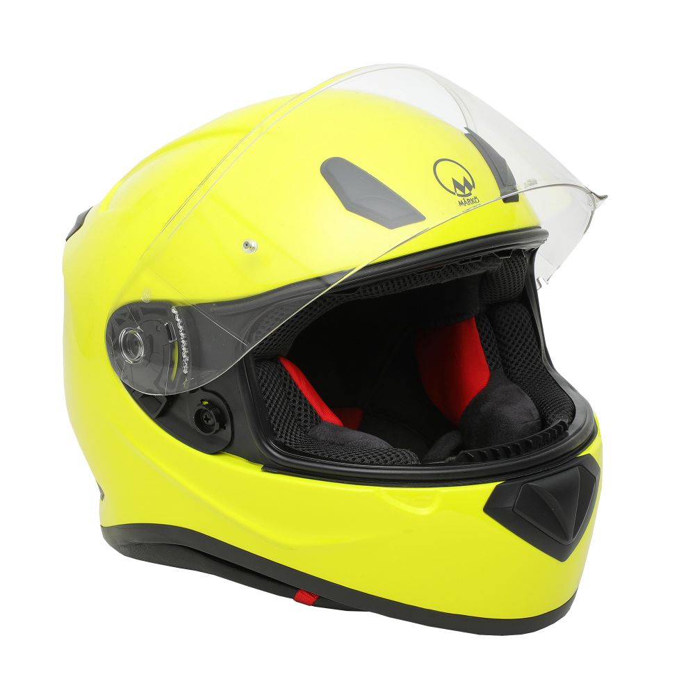 Casque intégral pour enfant STEALTH Jaune Fluo XXS