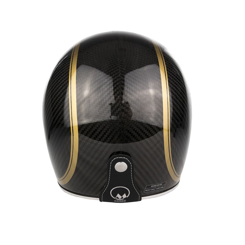 CASQUE INTEGRAL FULL MOON CARBON - MÂRKÖ (Noir/Or)