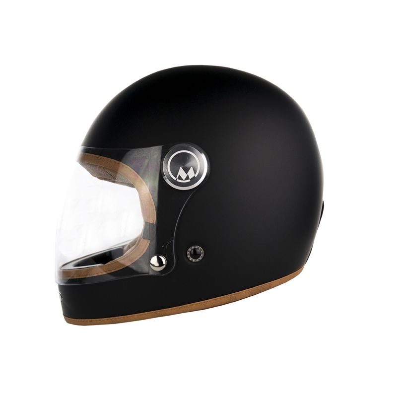 CASQUE INTEGRAL FULL MOON - MÂRKÖ (Noir Mat/Marron)