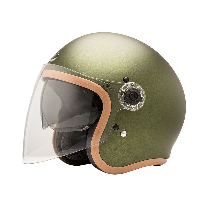 CASQUE JET HERA 2 - MÂRKÖ (Mat British Green)