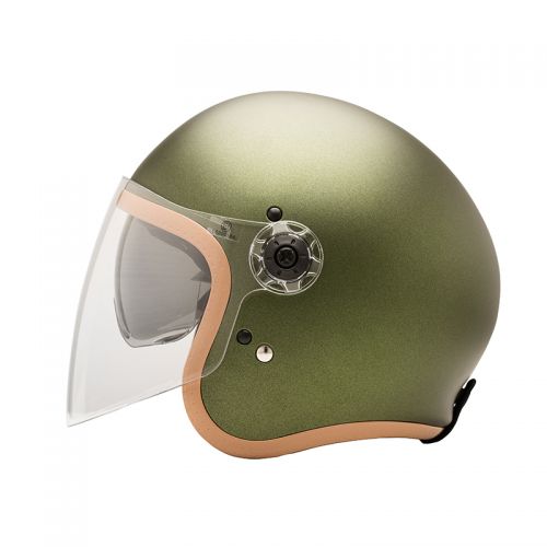 CASQUE JET HERA 2 - MÂRKÖ (Mat British Green)