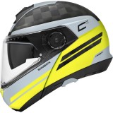 CASQUE C4 PRO CARBON ECE Tempest Yellow-SCHUBERTH