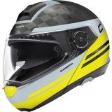 CASQUE C4 PRO CARBON ECE Tempest Yellow-SCHUBERTH