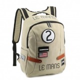 24H Le Mans LEGENDE - Sac à dos coton beige