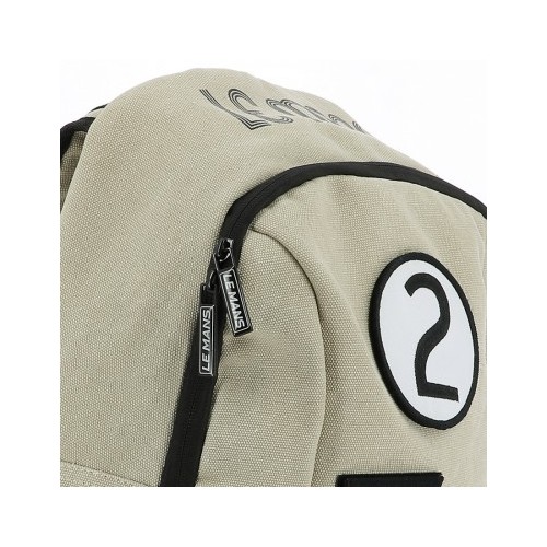 24H Le Mans LEGENDE - Sac à dos coton beige