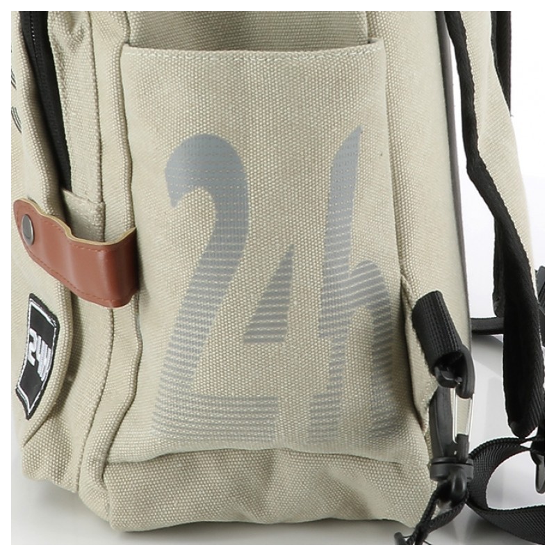 24H Le Mans LEGENDE - Grand sac à dos beige