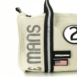 24H Le Mans LEGENDE - Sac forme polochon beige