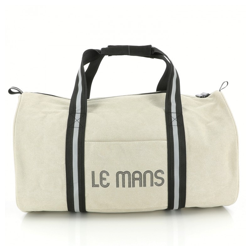 24H Le Mans LEGENDE - Sac forme polochon beige