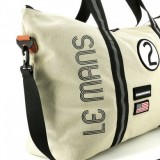 24H Le Mans LEGENDE - Sac de voyage beige