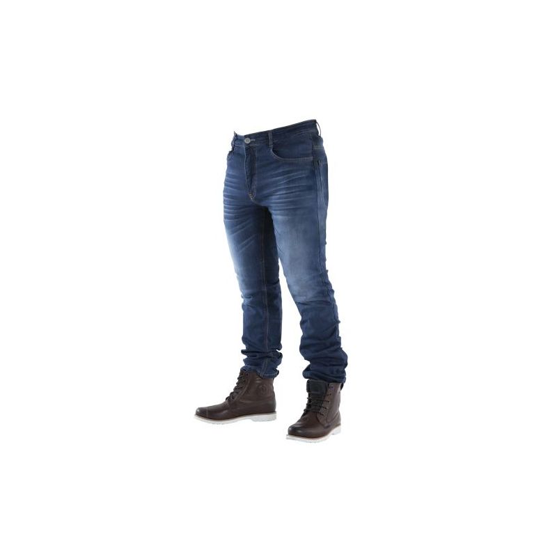 JEAN MOTO HOMME OVERLAP STREET SMALT