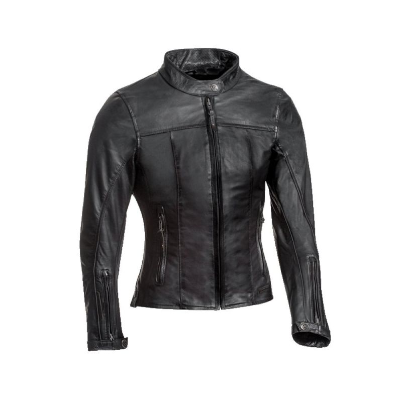 BLOUSON F CUIR IXON CRANK LADY