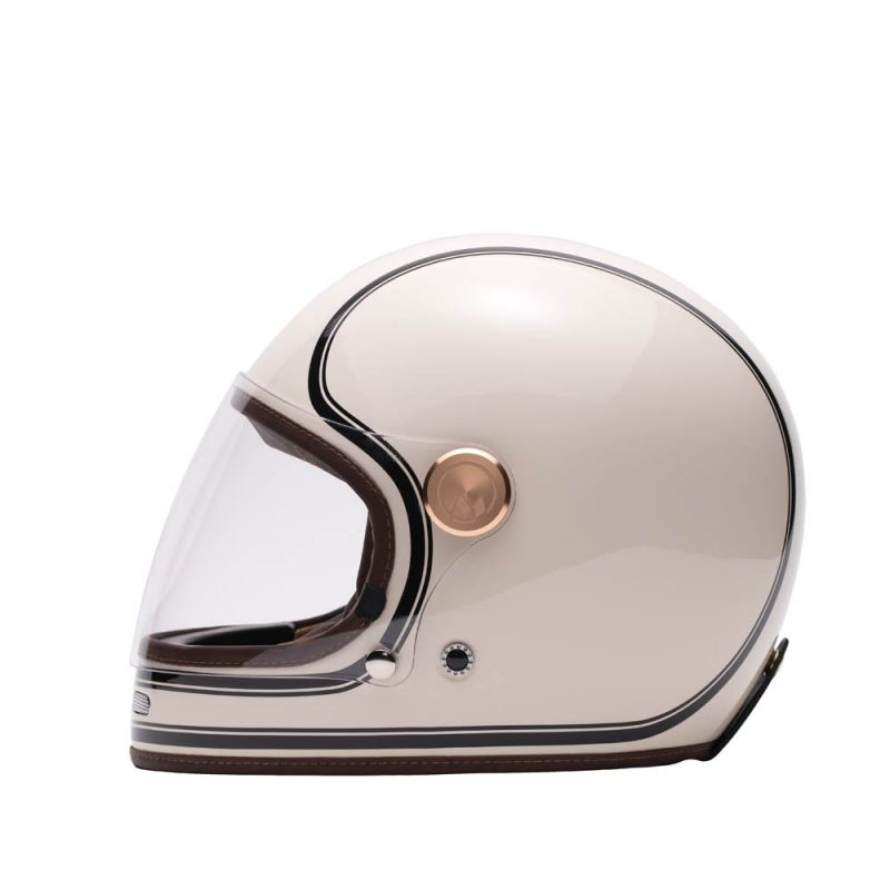 CASQUE INTEGRAL FULL MOON - MÂRKÖ (Beige/Noir)