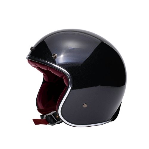 CASQUE JET THE CLASSIC - MÂRKÖ (Noir/Rouge)